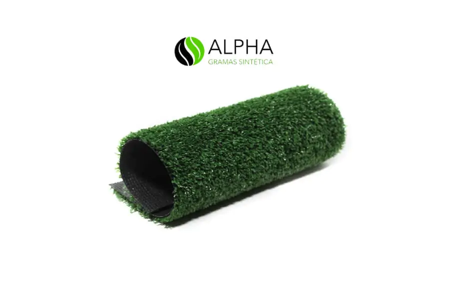 Rolo de grama sintética decorativa da linha Alpha Decor